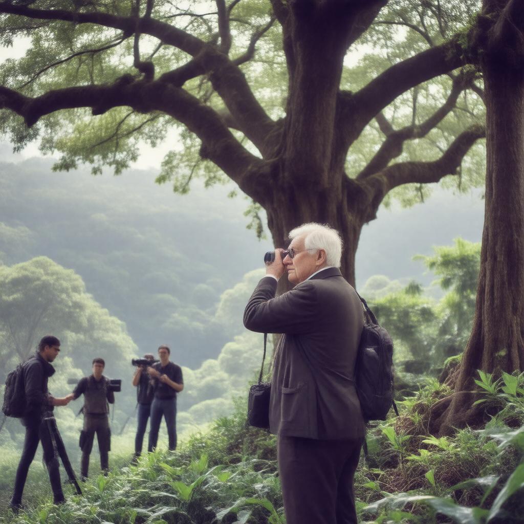 Click to view larger image AI-created image of Attenborough's Passion Projects