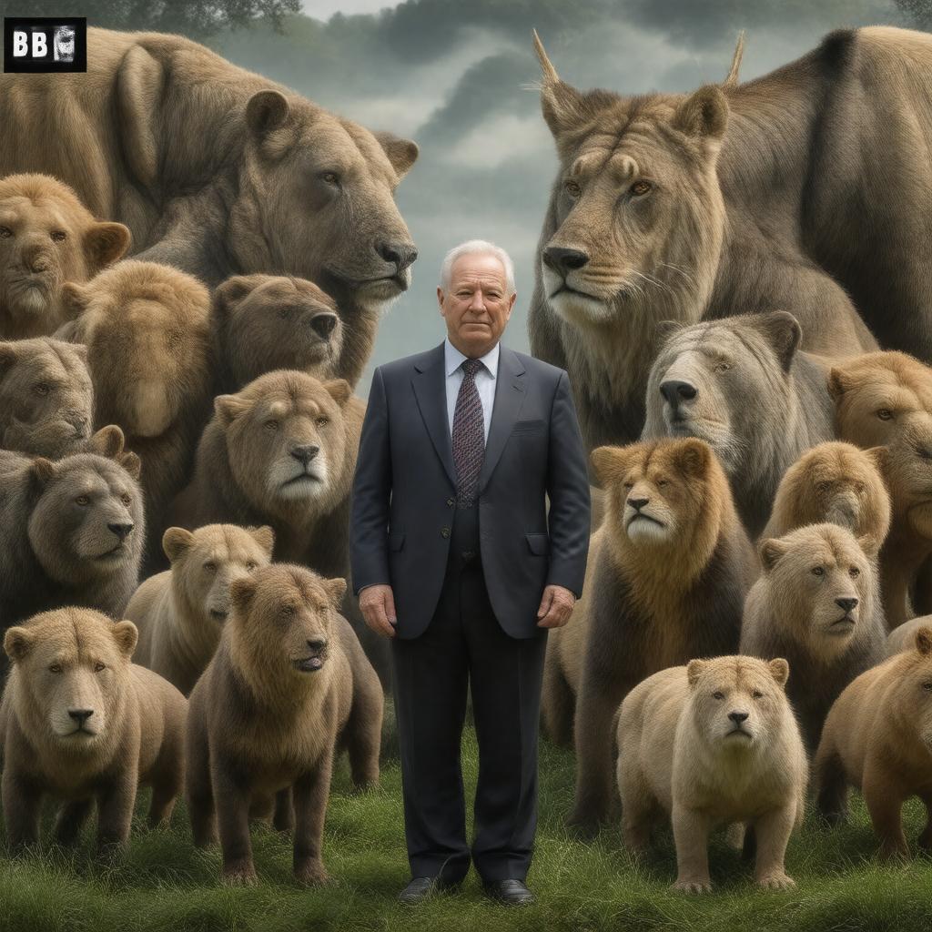 AI-created image of Attenborough's Wonder of Animals