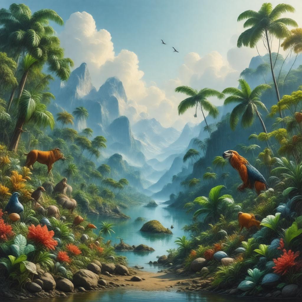 AI-created image of Attenborough's Wonder of Life