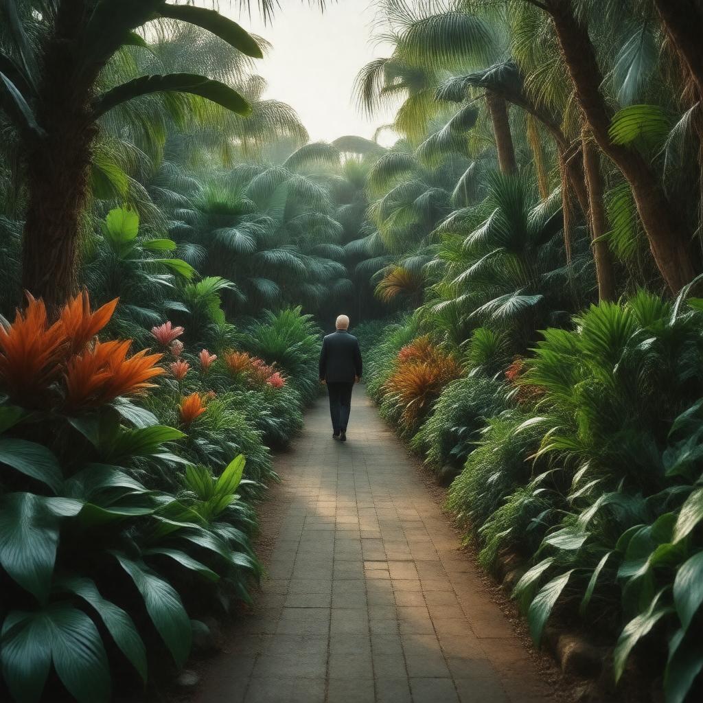 AI-created image of Attenborough's Wonder of Plants