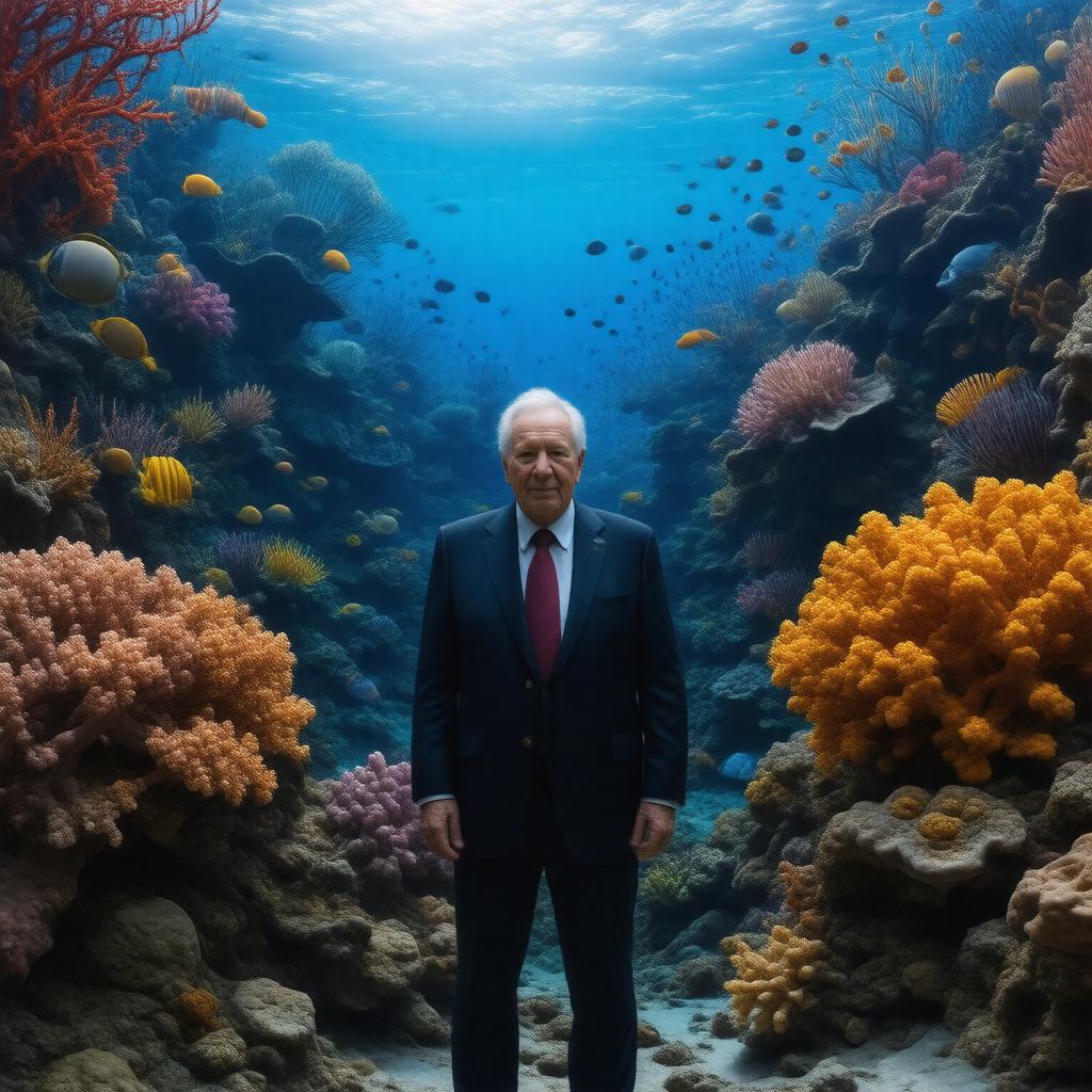 AI-created image of Attenborough's Wonder of the World