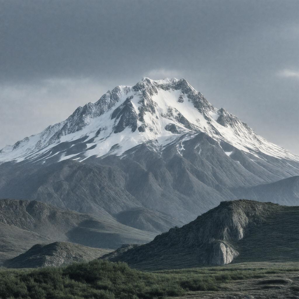 AI-created image of Attu Mountain