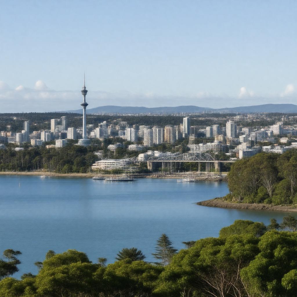 AI-created image of Auckland