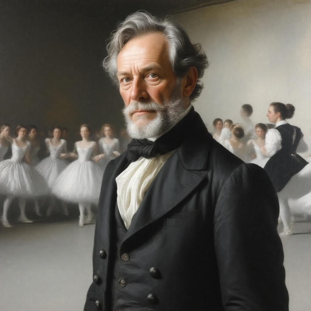 AI-created image of August Bournonville