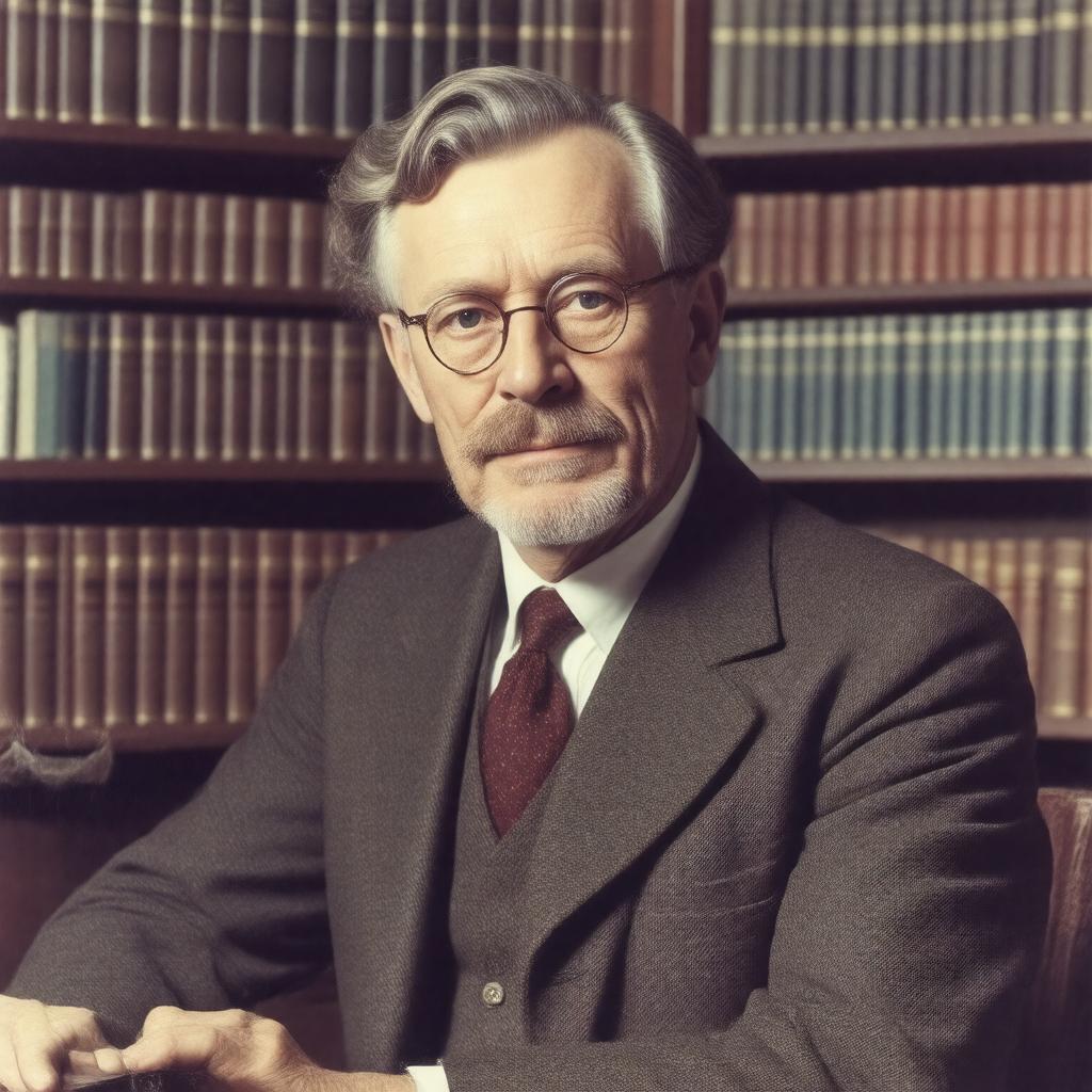 AI-created image of August Krogh