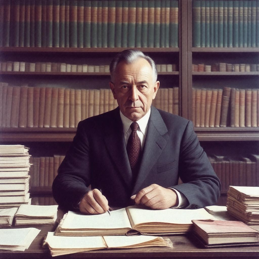 AI-created image of August Thalheimer