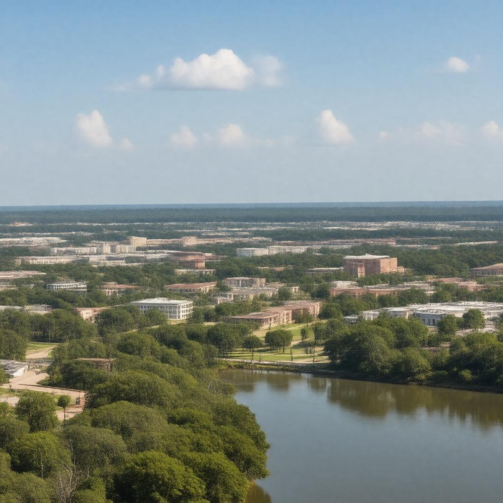 AI-created image of Augusta, Georgia, USA