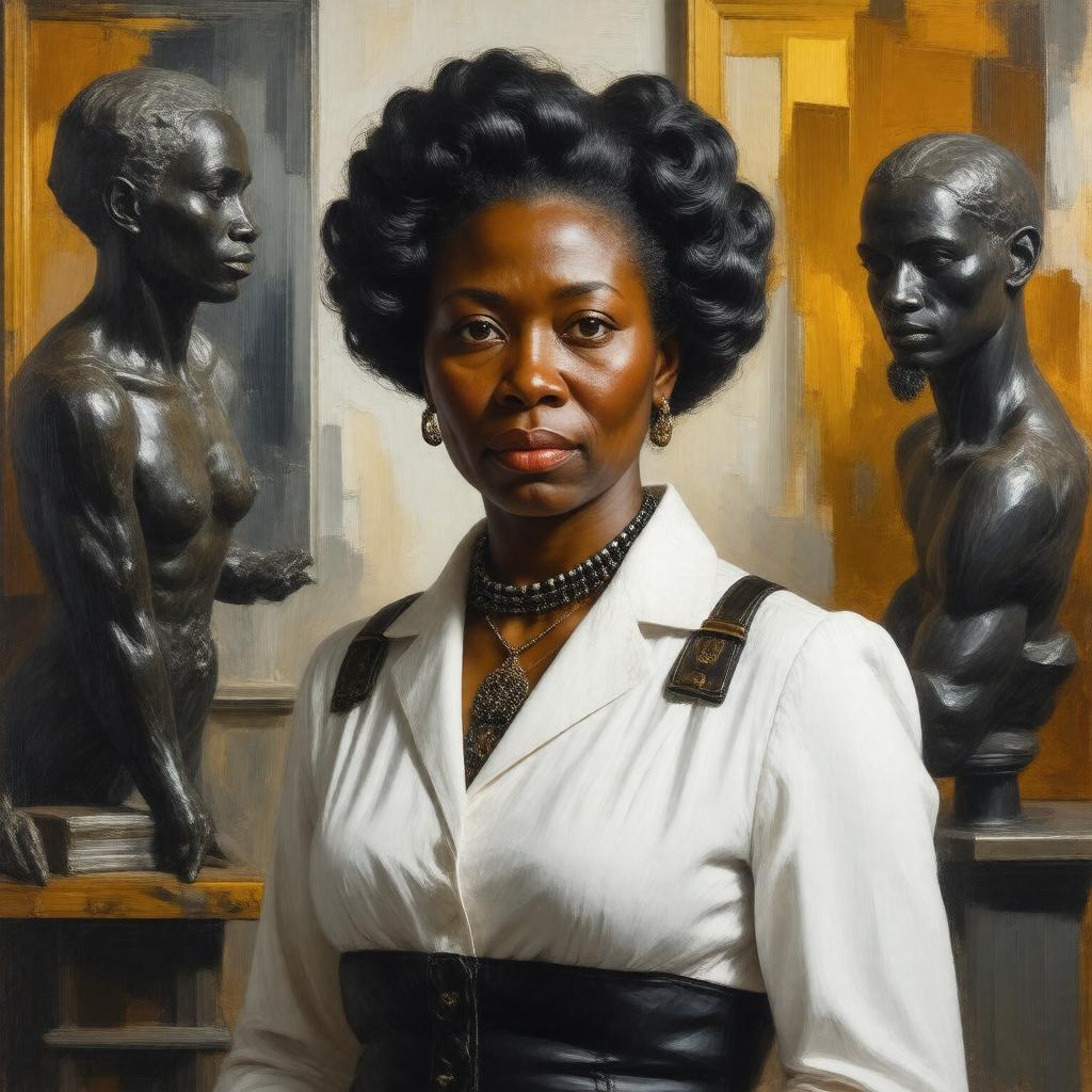 AI-created image of Augusta Savage