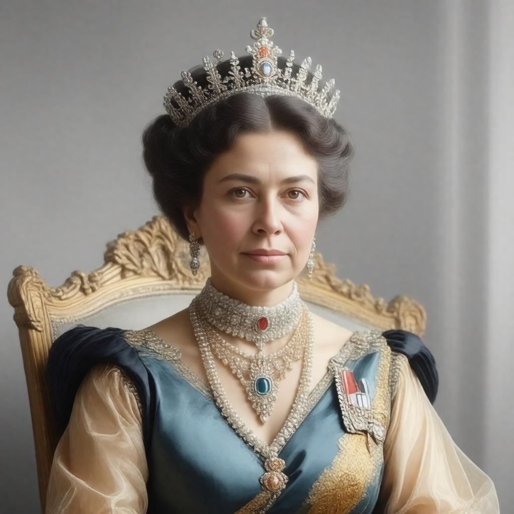 AI-created image of Augusta Victoria of Schleswig-Holstein