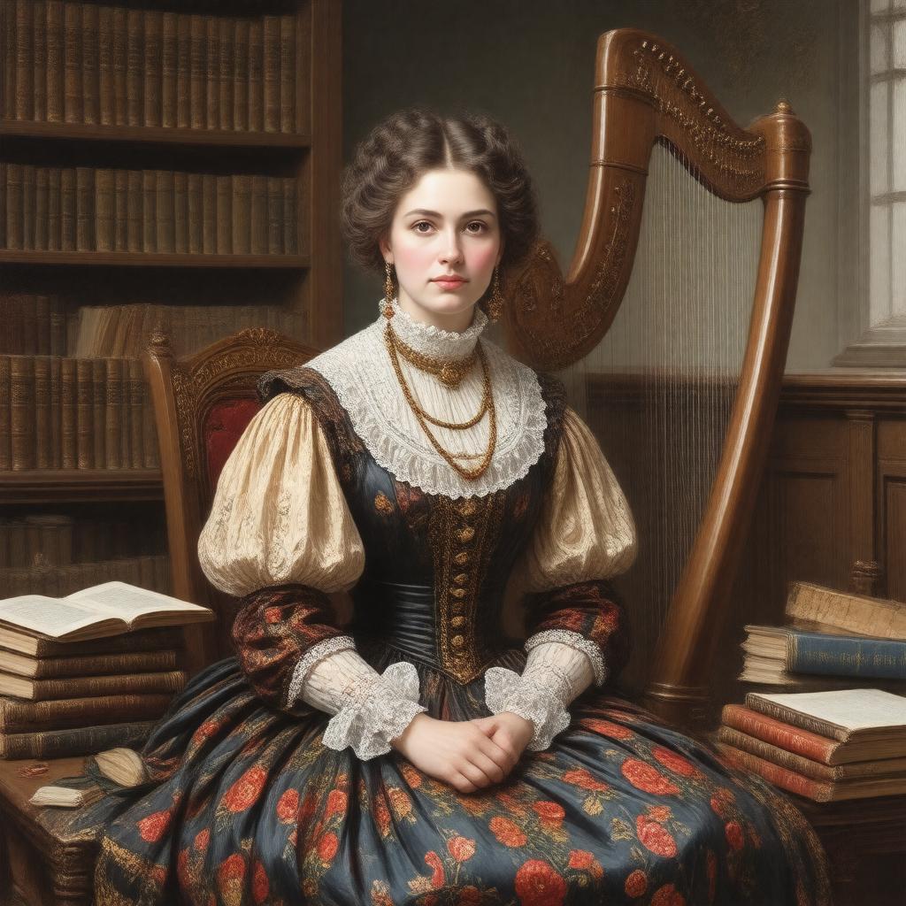 AI-created image of Augusta Waddington