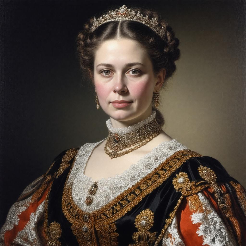 AI-created image of Augusta of Saxe-Weimar-Eisenach