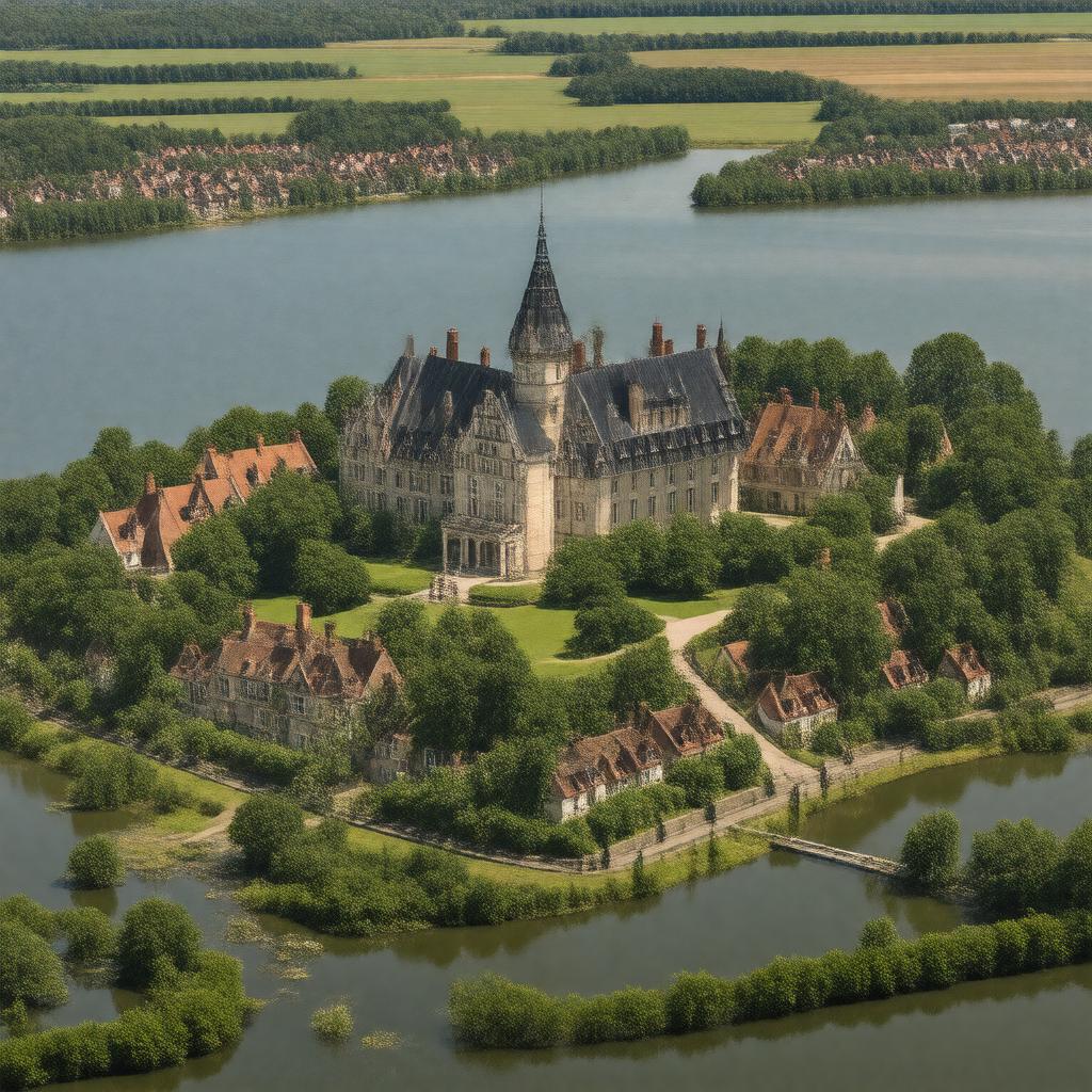 AI-created image of Augustenborg, Duchy of Schleswig