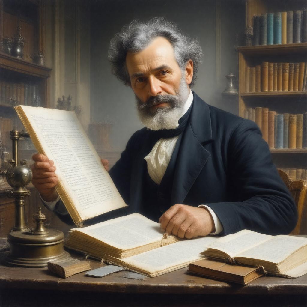 AI-created image of Augustin-Jean Fresnel