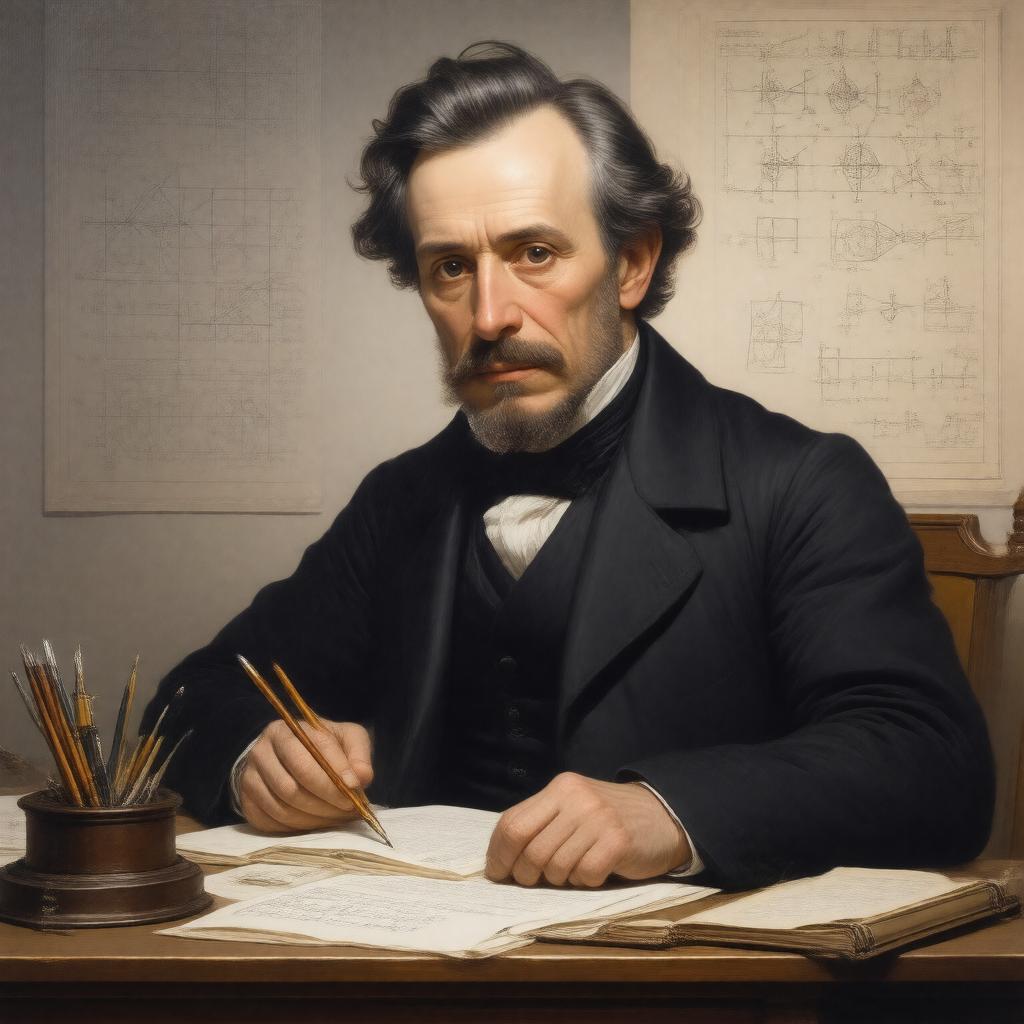 AI-created image of Augustin-Louis Cauchy