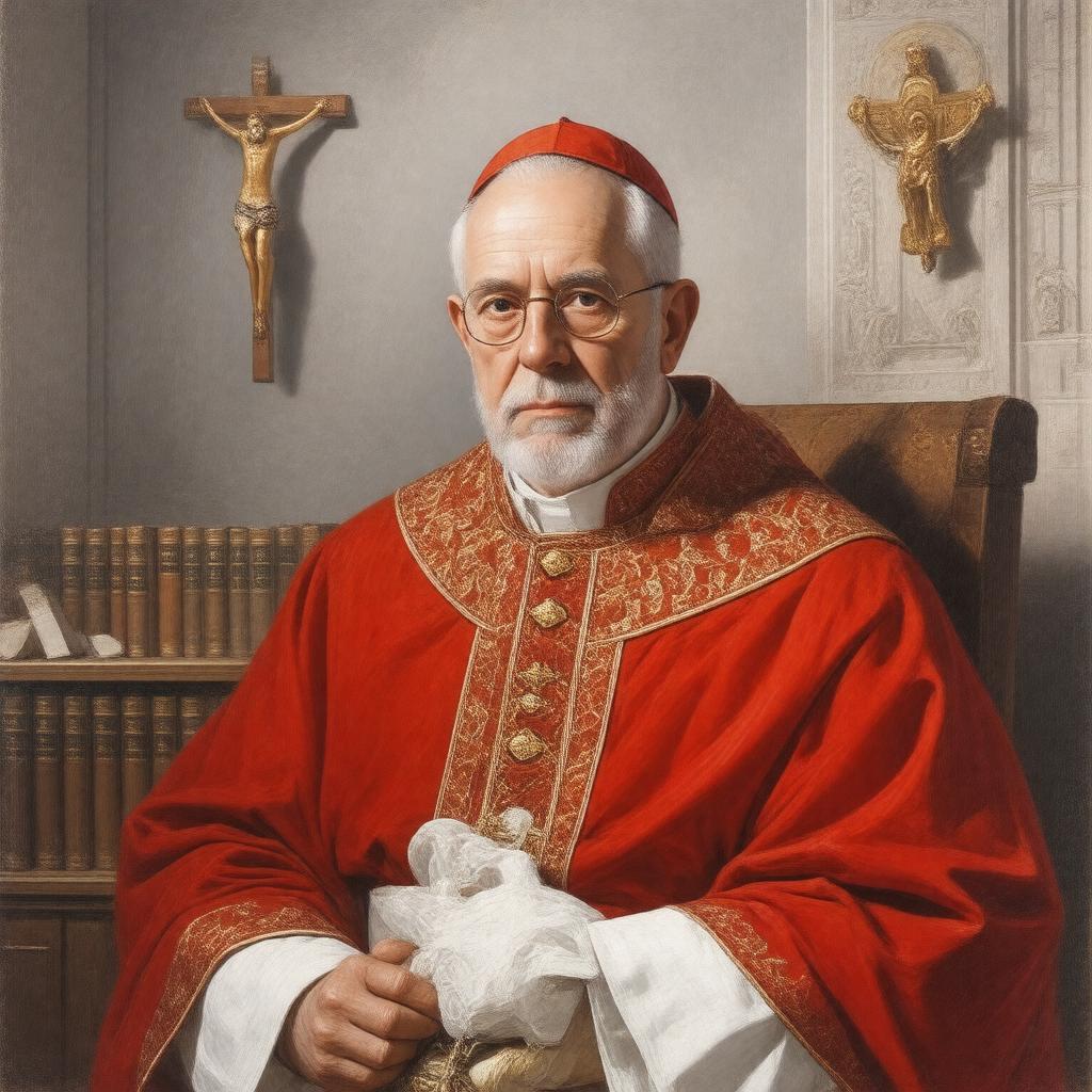 AI-created image of Augustin Bea