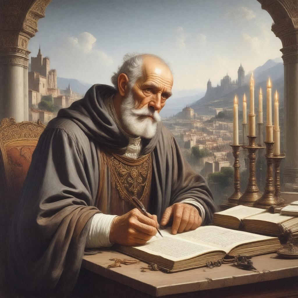 AI-created image of Augustine of Hippo