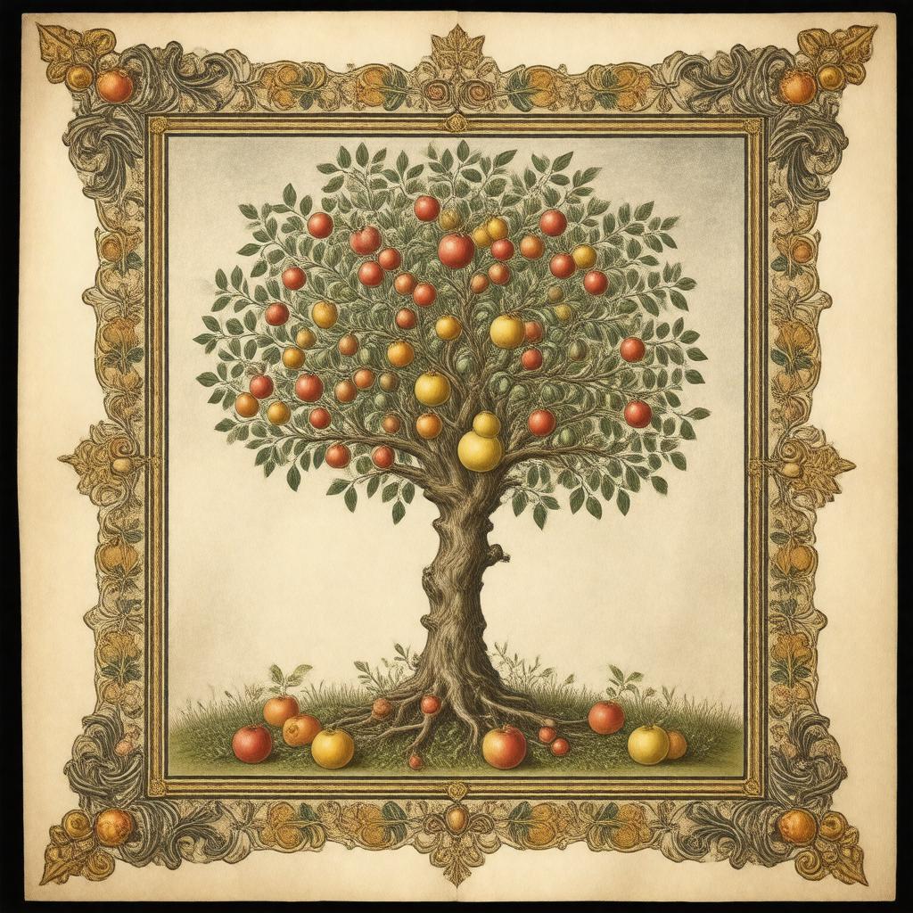 Click to view larger image AI-created image of Augustinian theodicy