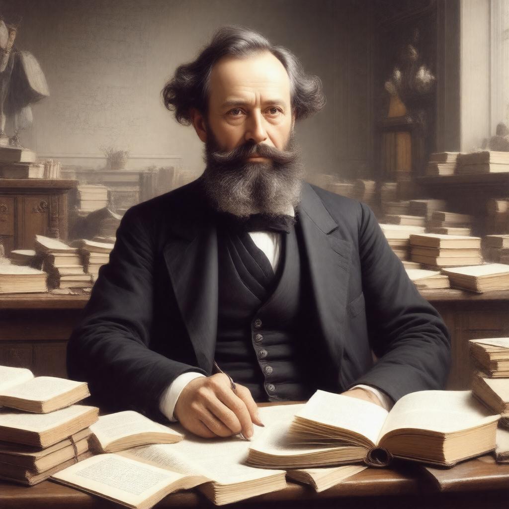 AI-created image of Augustus De Morgan