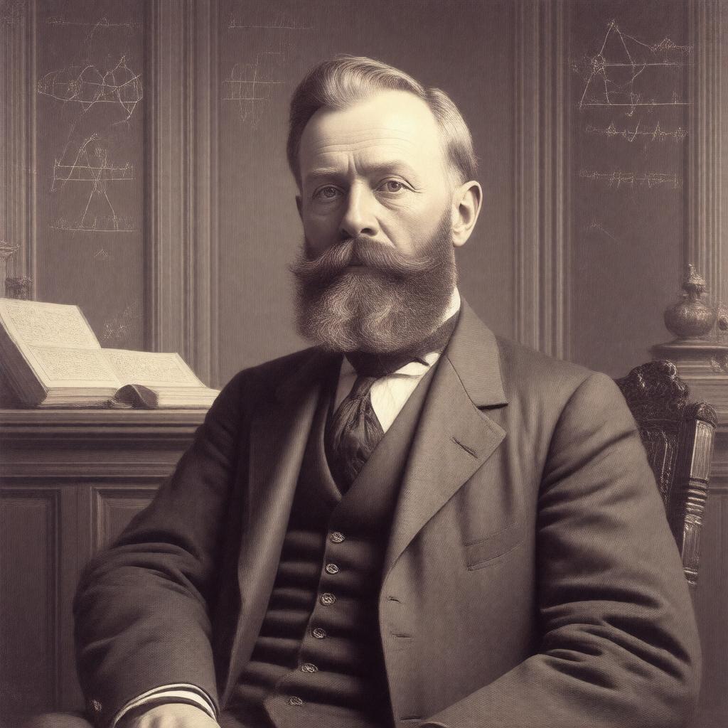 AI-created image of Augustus Edward Hough Love