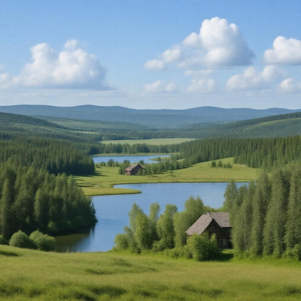 AI-created image of Aukštaitija