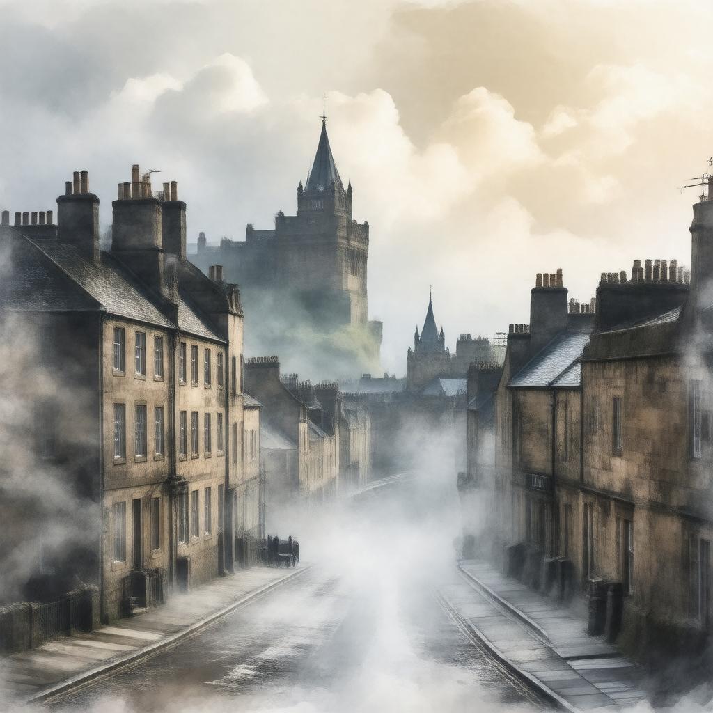 AI-created image of Auld Reekie