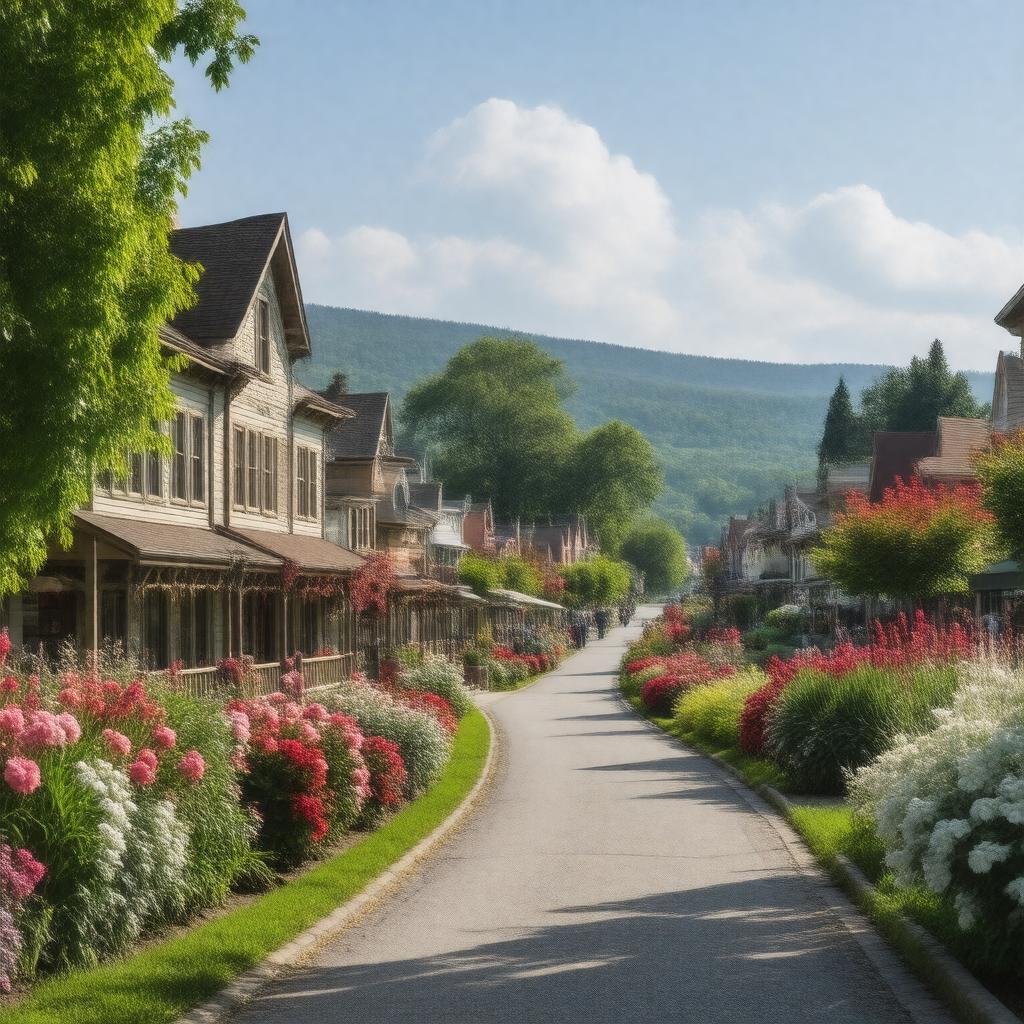 AI-created image of Aurora, Ontario, Canada