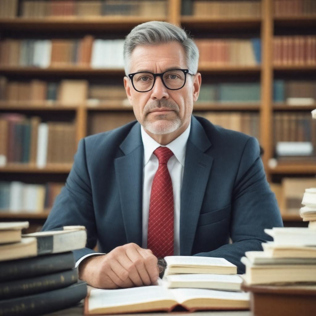 AI-created image of Austin Sarat