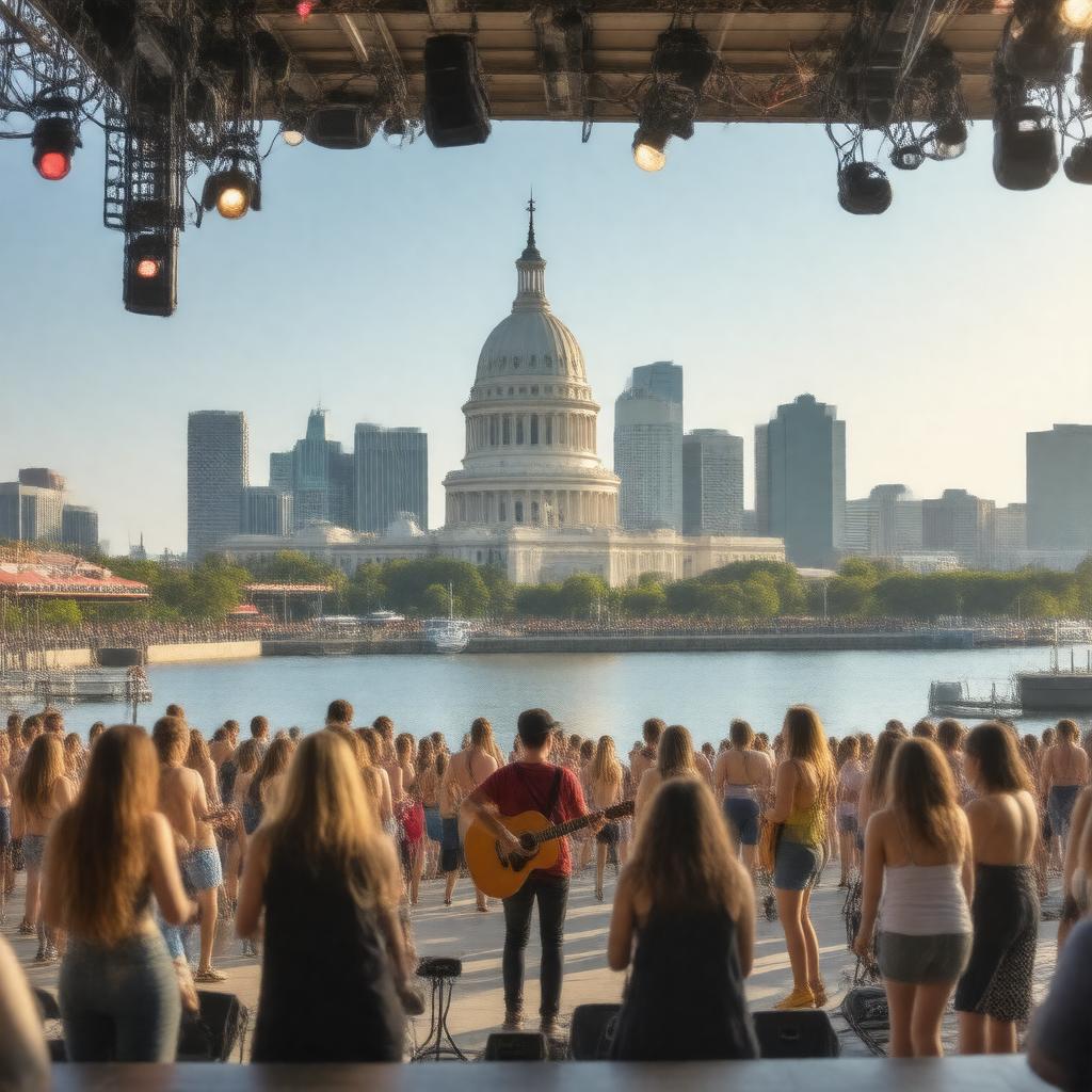 AI-created image of Austin, Texas, USA