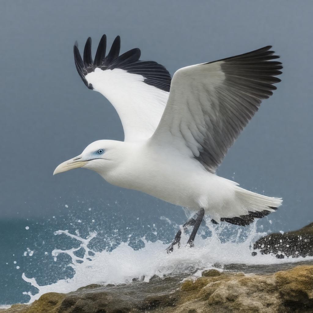 AI-created image of Australasian gannet