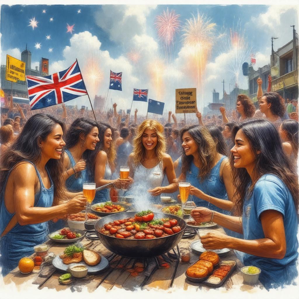 AI-created image of Australia Day