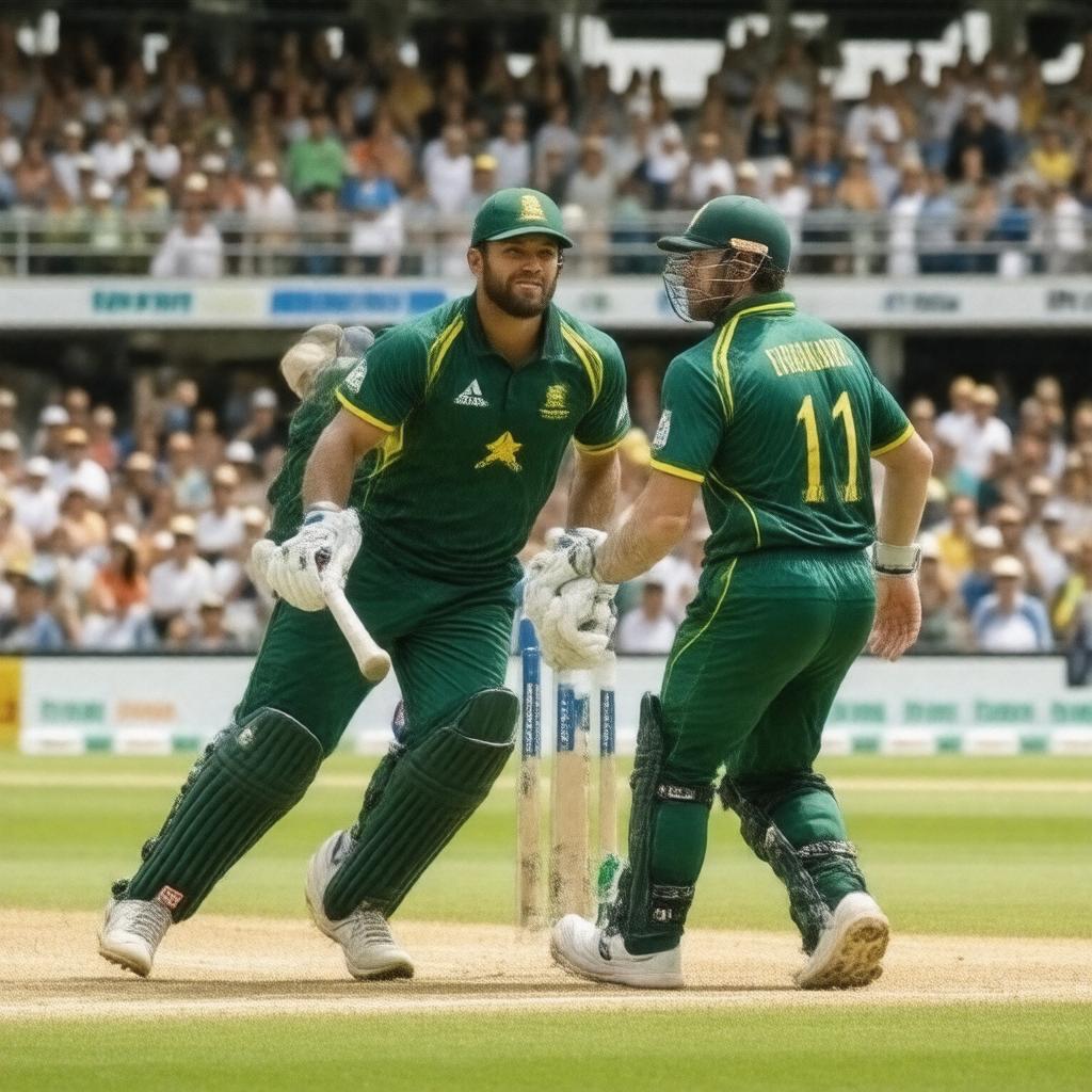 AI-created image of Australia cricket team