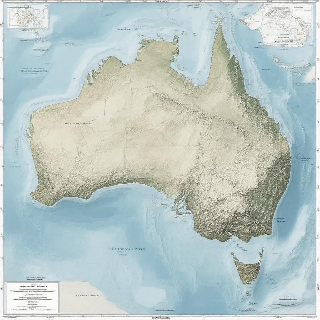 AI-created image of Australia (maritime)