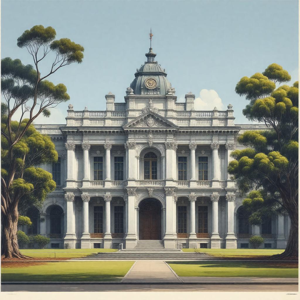 AI-created image of Australian Academy of the Humanities