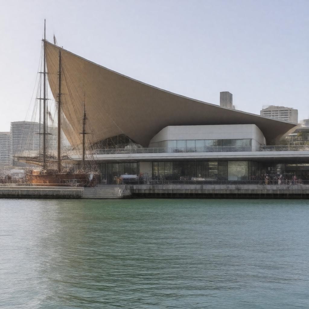 AI-created image of Australian National Maritime Museum