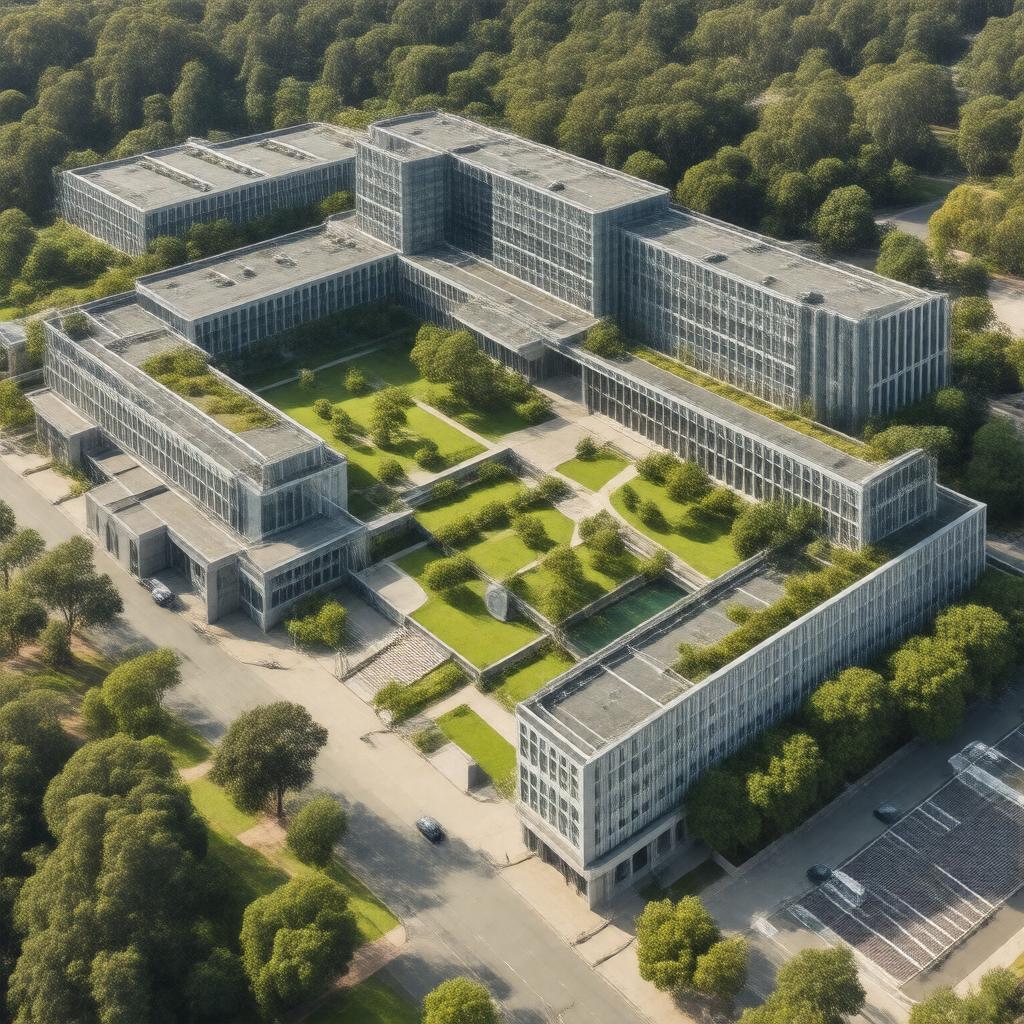 AI-created image of Australian National University Research School of Physical Sciences