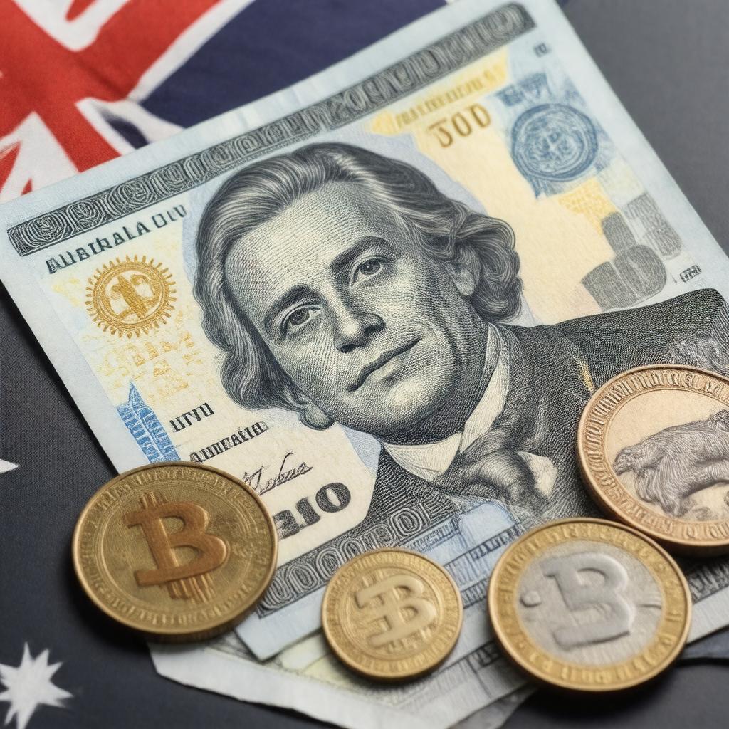Click to view larger image AI-created image of Australian dollar
