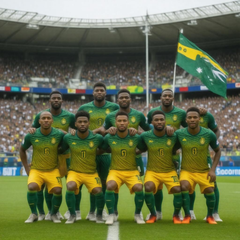 AI-created image of Australian national soccer team