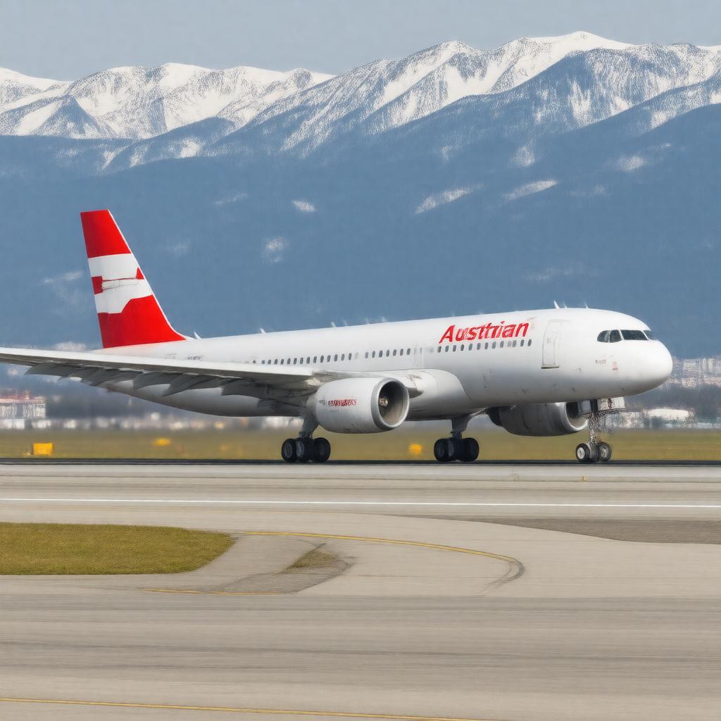 AI-created image of Austrian Airways