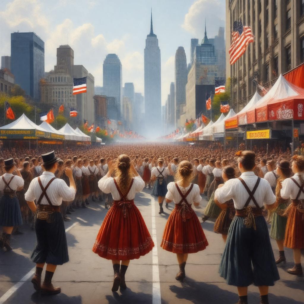 AI-created image of Austrian Americans