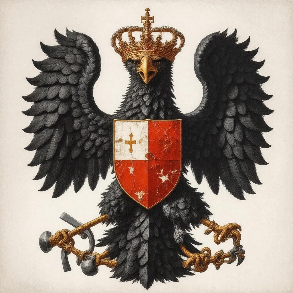 Click to view larger image AI-created image of Austrian coat of arms
