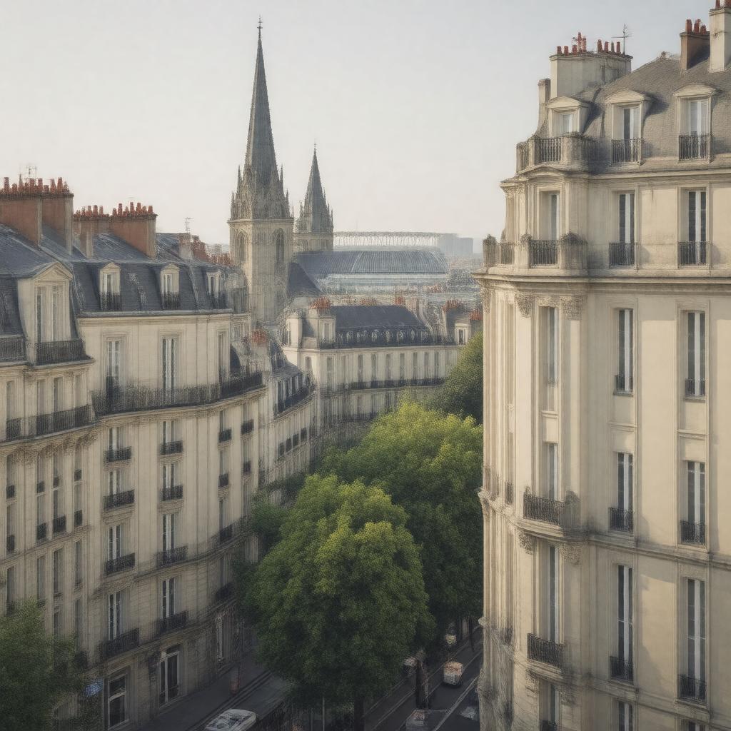 AI-created image of Auteuil, Paris, France