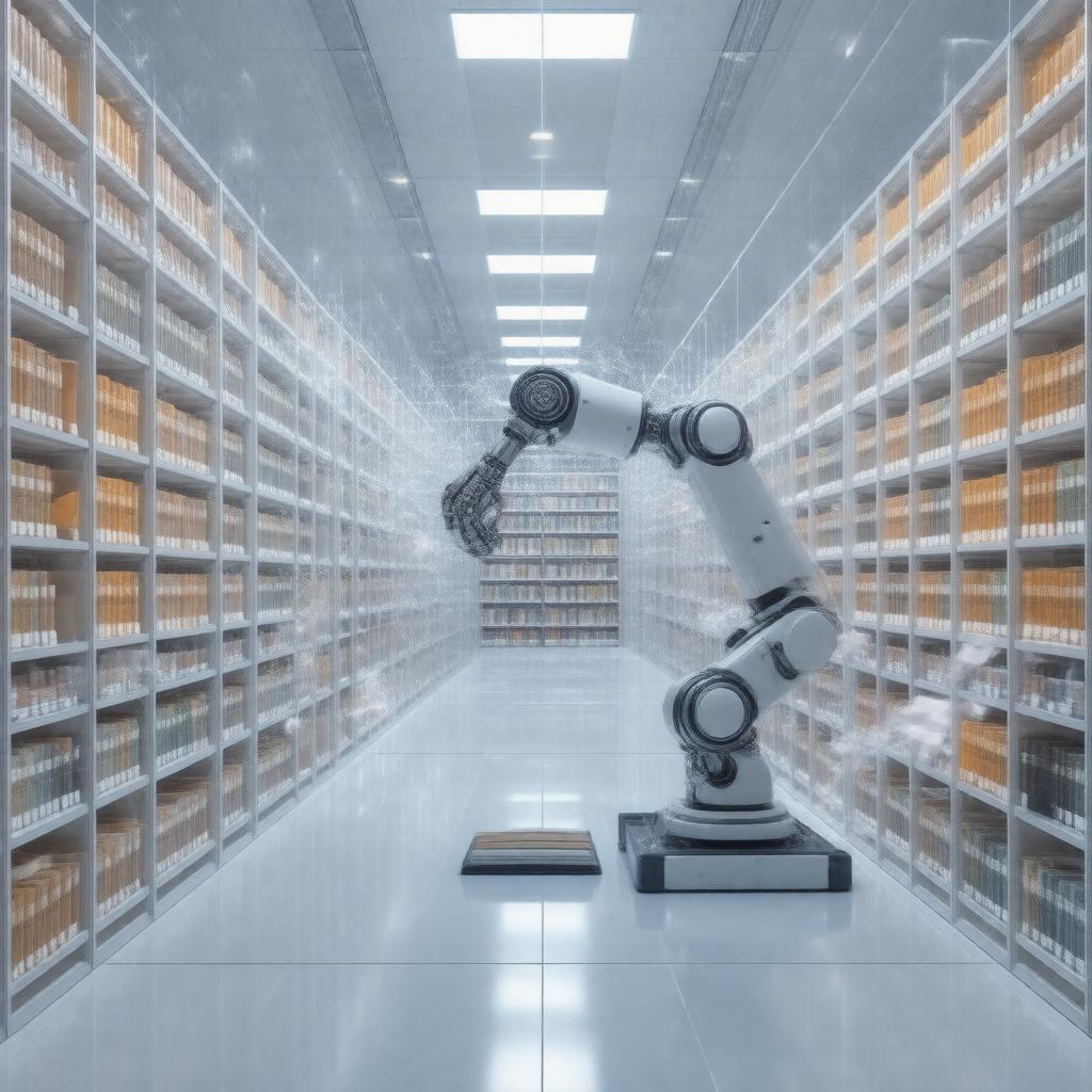 Click to view larger image AI-created image of Automated Retrieval System