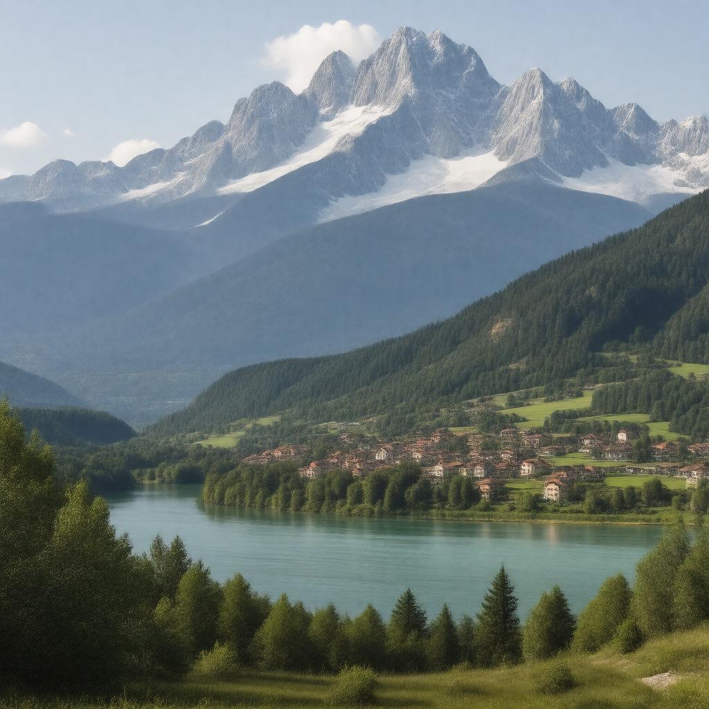 AI-created image of Auvergne-Rhône-Alpes