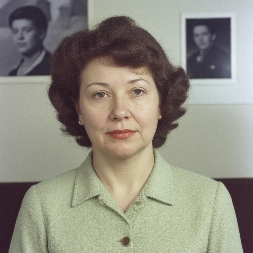 AI-created image of Ava Helen Miller