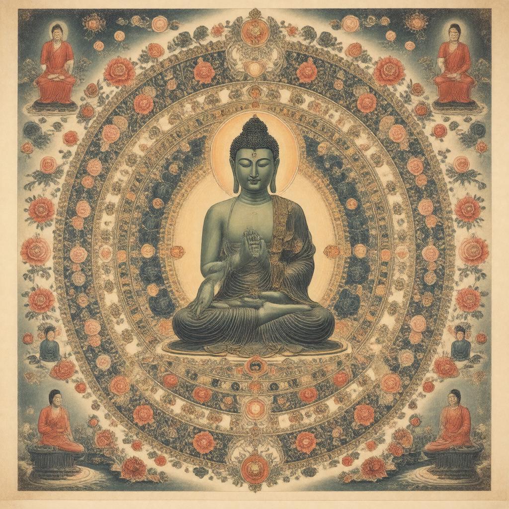 AI-created image of Avatamsaka Sutra