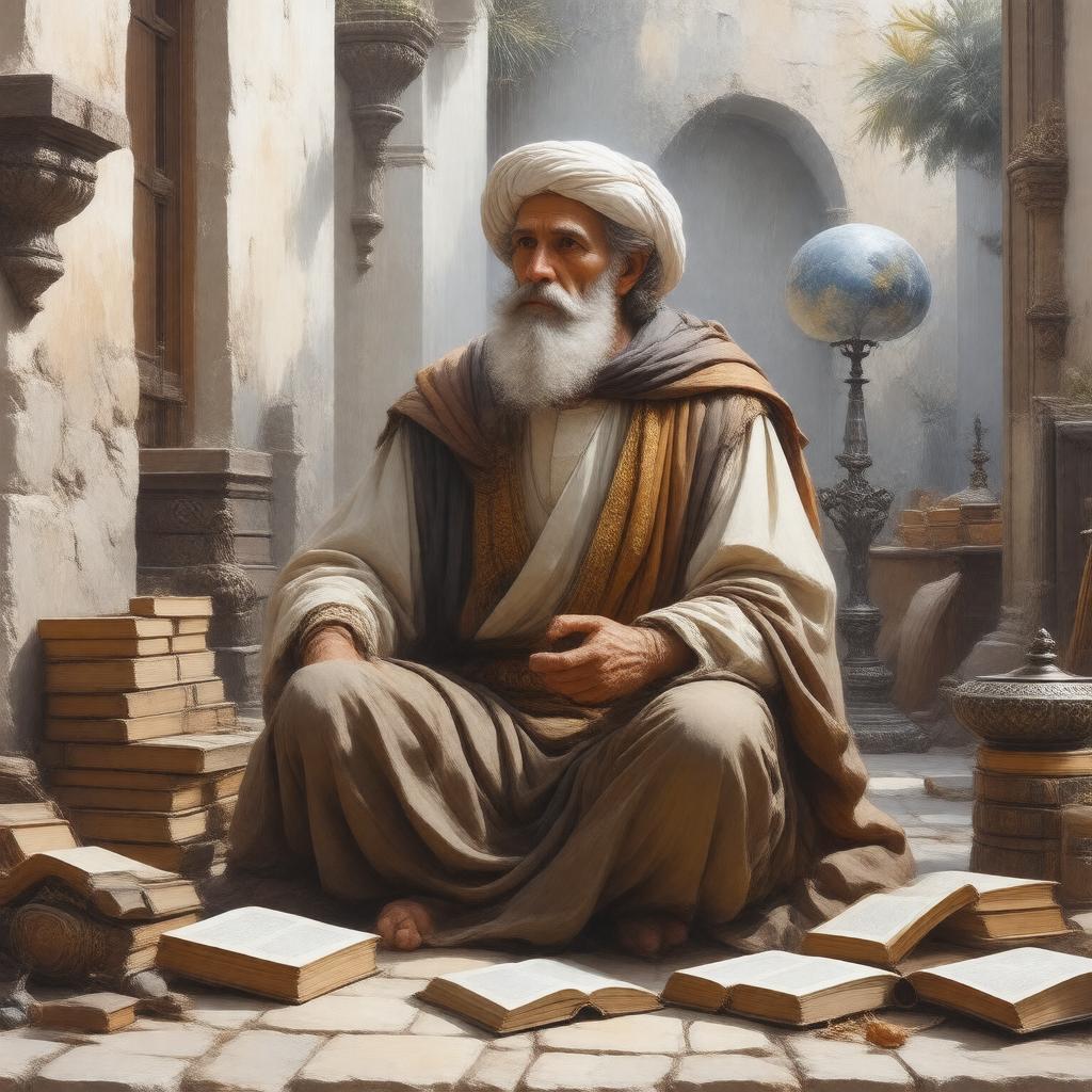 AI-created image of Averroes