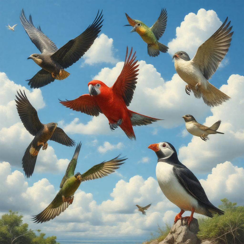 AI-created image of Aves