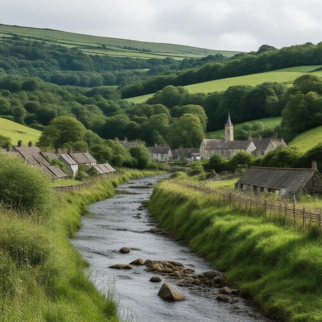 AI-created image of Aveton Gifford