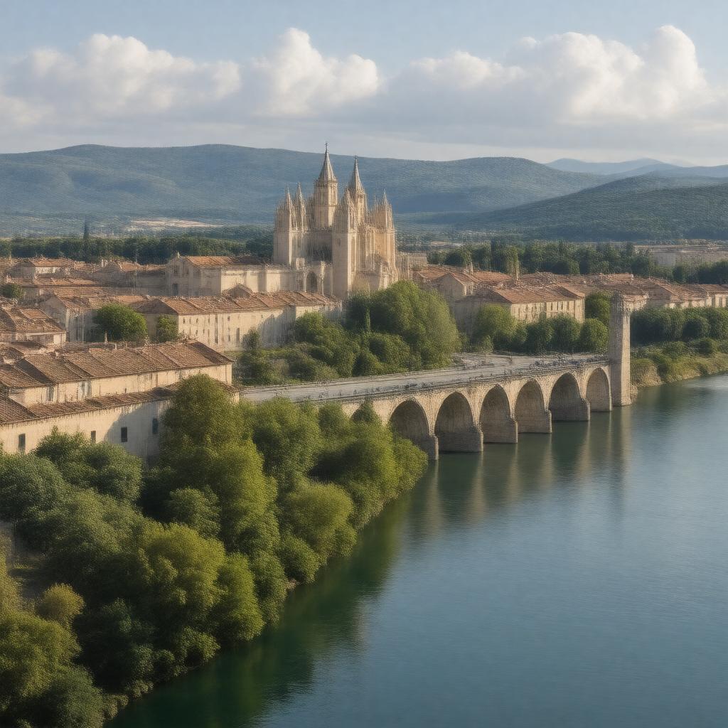 AI-created image of Avignon
