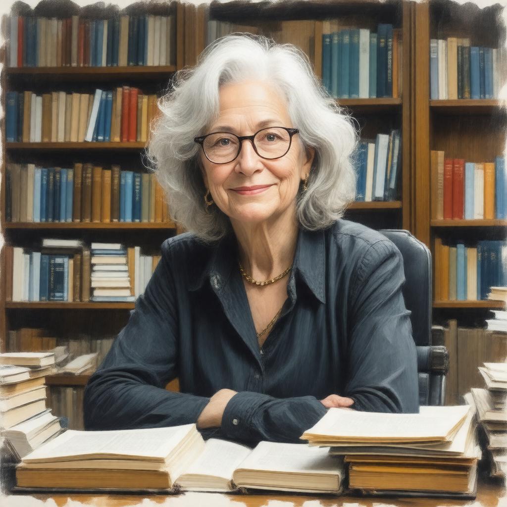 AI-created image of Aviva Chomsky